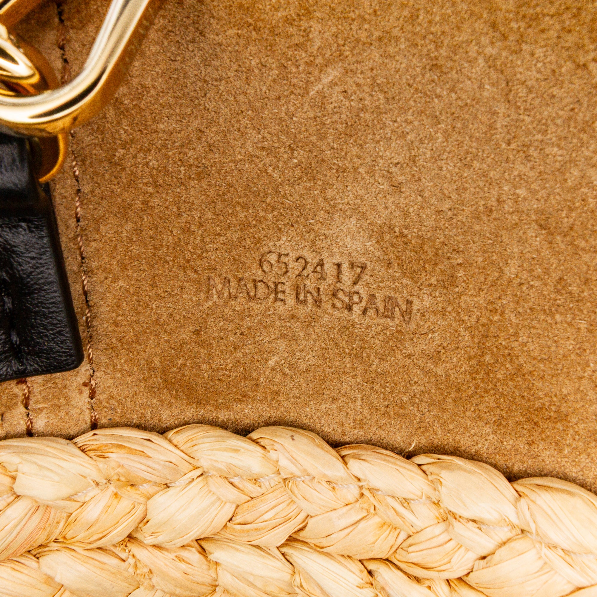 Mini Raffia Pebble Bucket Bag - Image 5