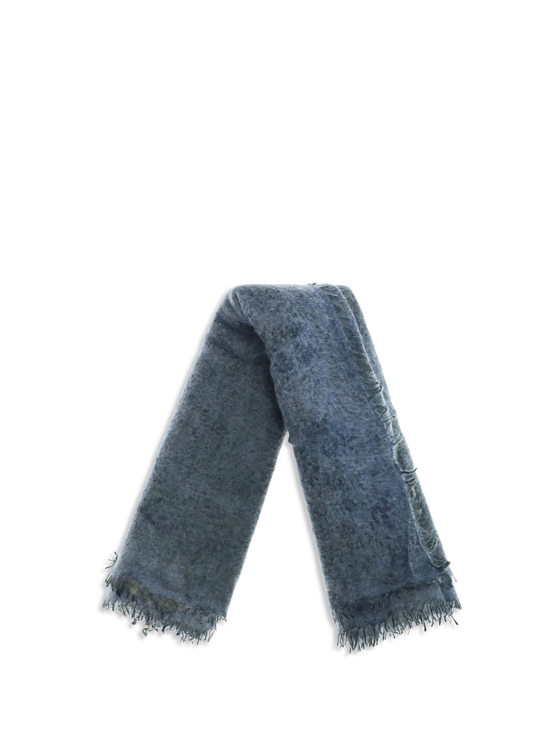 Mirror The Sky Lightweight Cashmere Scarf — Gray Kashmir/capra Hircus Scarfs