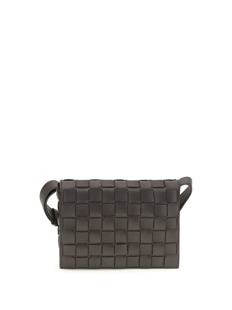 Bottega Veneta Crossbody Bag — Brown Calf Leather