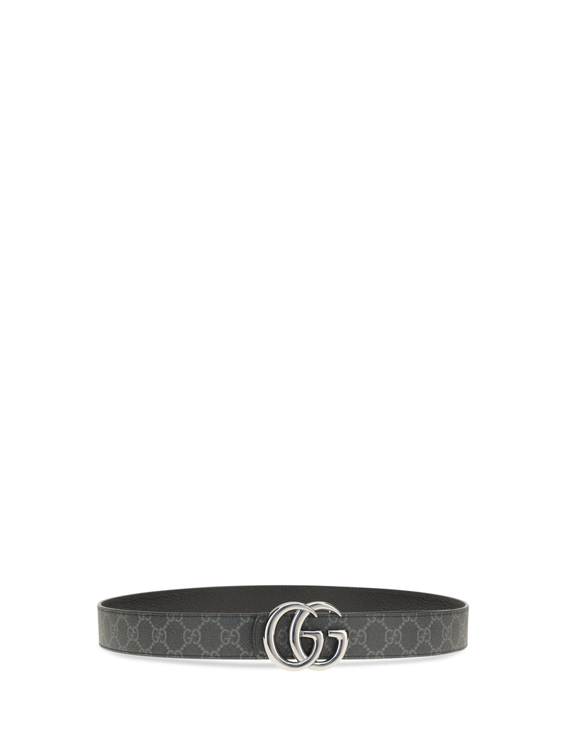 Gucci Reversible Leather Belt — Black Calf Bos Taurus