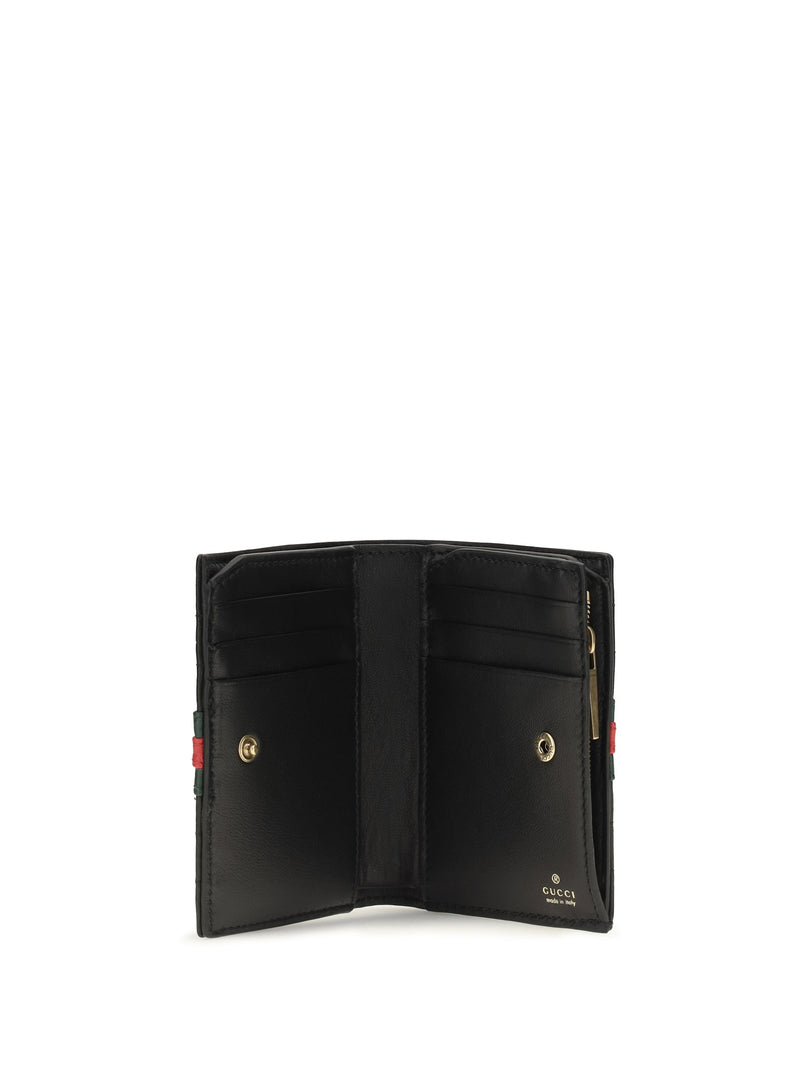 Gucci Quilted Calf Leather Wallet — Black Bos Taurus