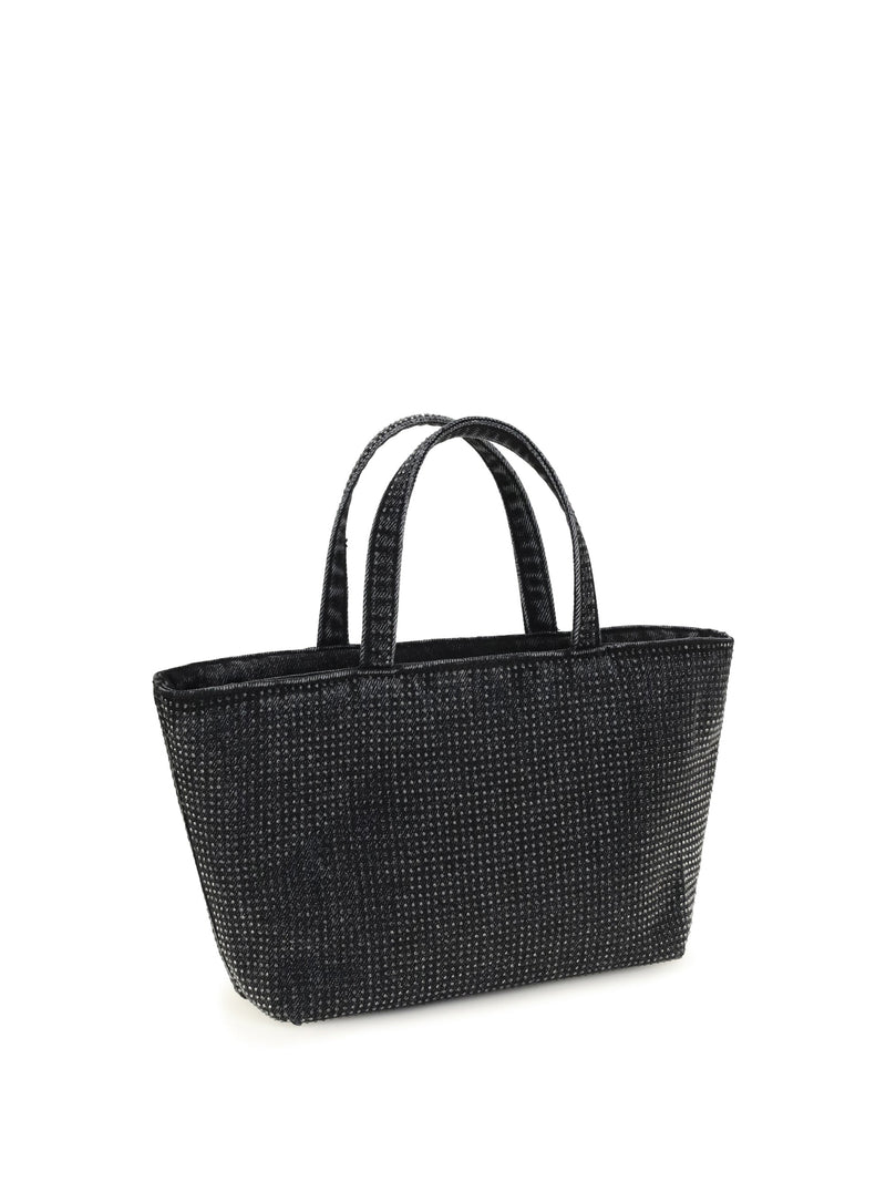 Alexander Wang Punch Tote Bag — Gray Cotton
