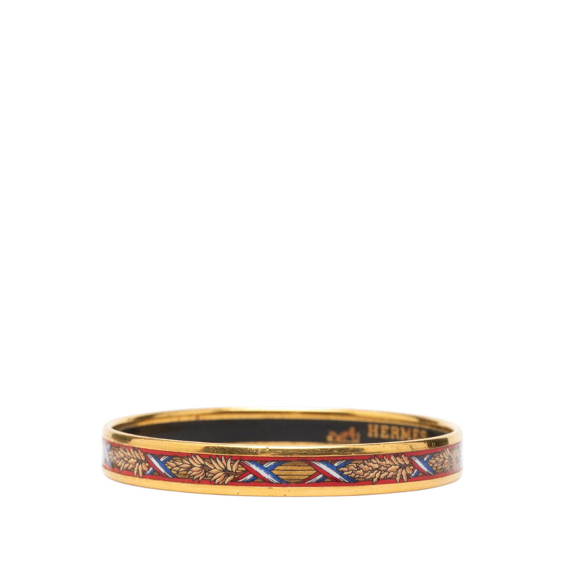 Narrow Liberte Egalite Fraternite Enamel Bangle 65 - Image 2
