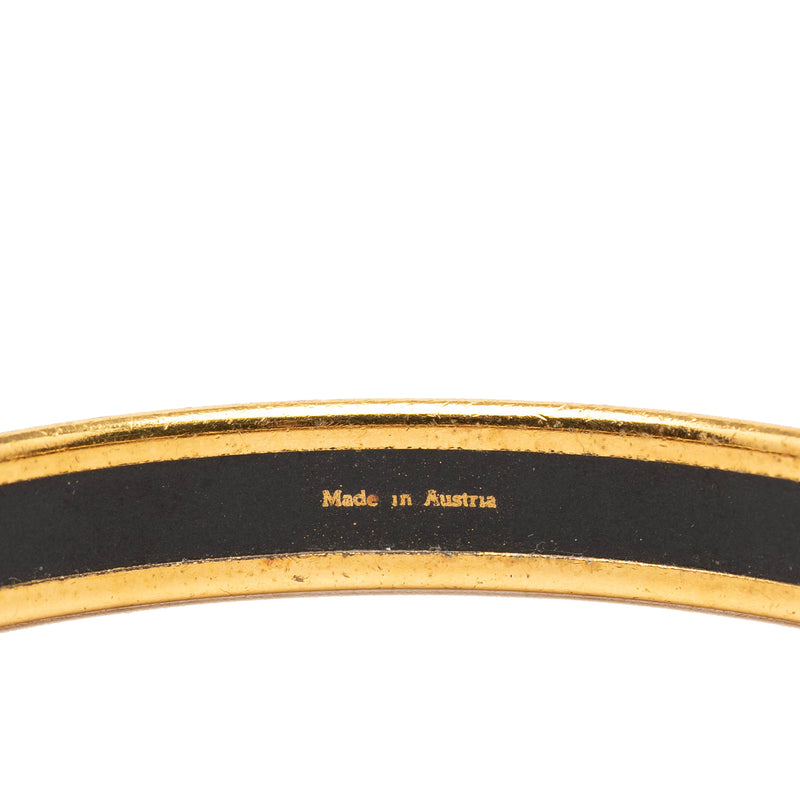 Narrow Liberte Egalite Fraternite Enamel Bangle 65 - Image 4