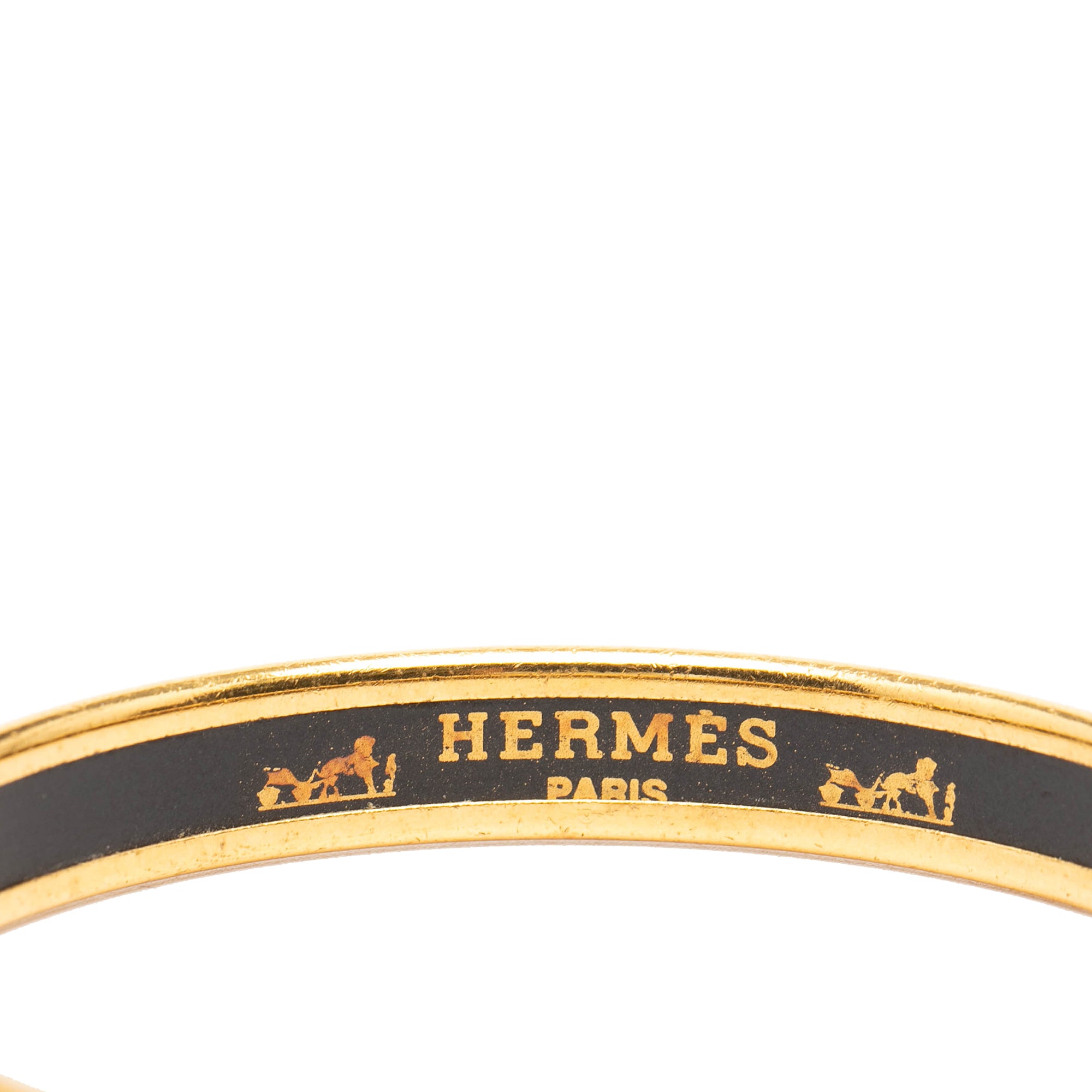 Narrow Liberte Egalite Fraternite Enamel Bangle 65 - Image 5