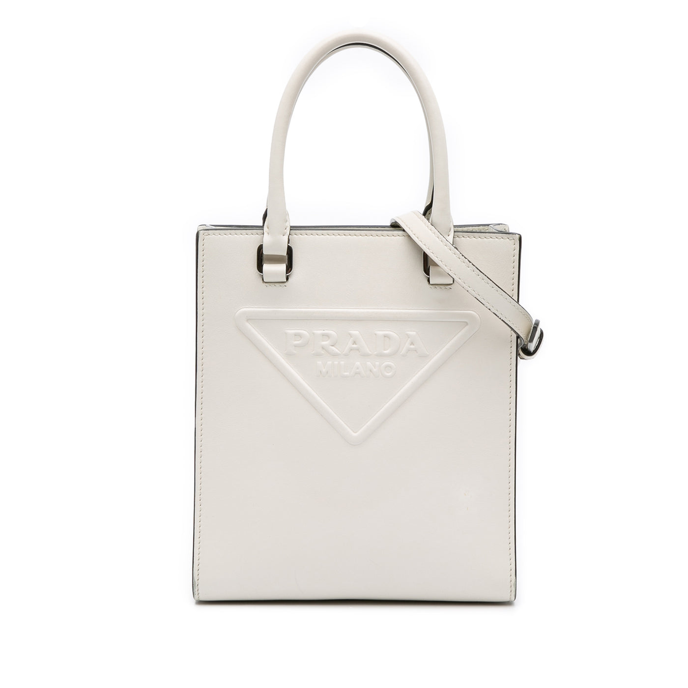 Mini Soft Calf Logo Drill Satchel - Image 1