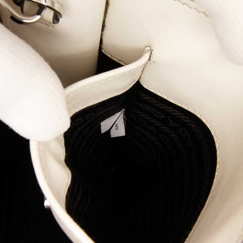 Mini Soft Calf Logo Drill Satchel - Image 5