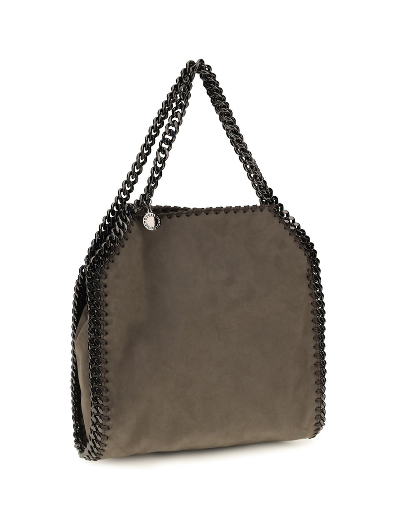 Stella Mccartney Falabella Mini Shoulder Bag — Gray Polyamide