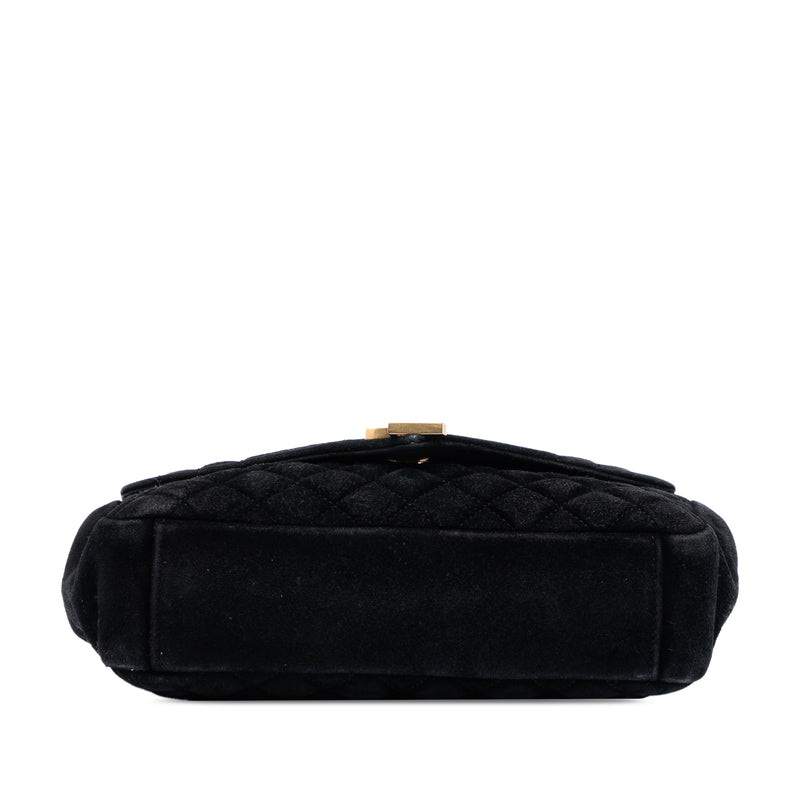 Medium Suede Triquilt Monogram College Bag - Image 3