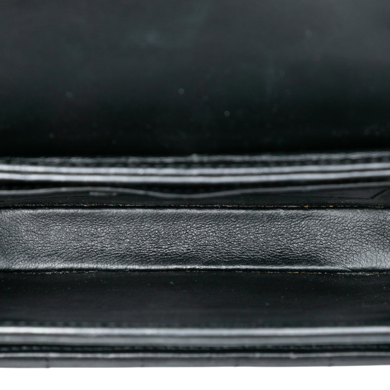 Small Quilted Suede Solferino Satchel In Box - Image 4