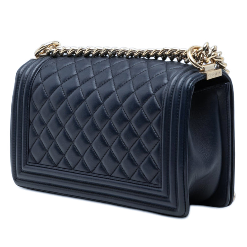 Old Medium Quilted Lambskin Boy Flap - Image 2