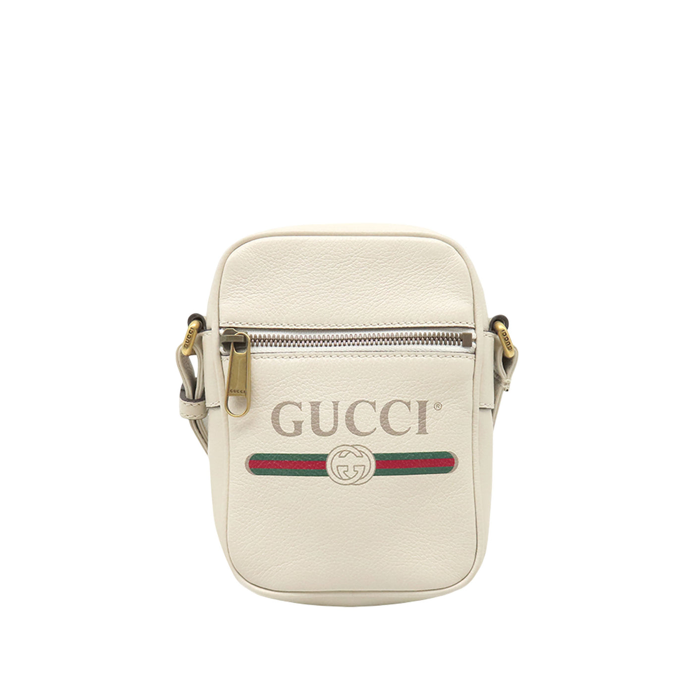 Mini Grained Calfskin Logo Crossbody - Image 1