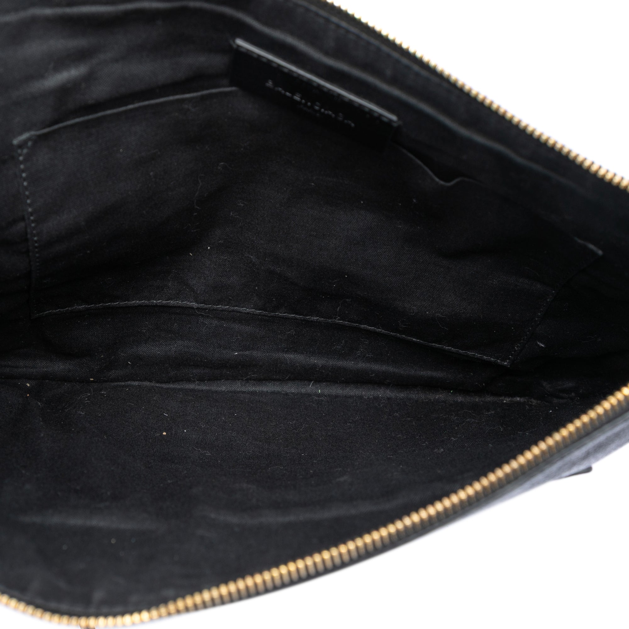 Goatskin Motocross Classic Metallic Edge Clutch - Image 4