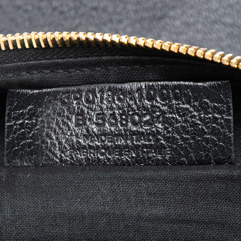 Goatskin Motocross Classic Metallic Edge Clutch - Image 6