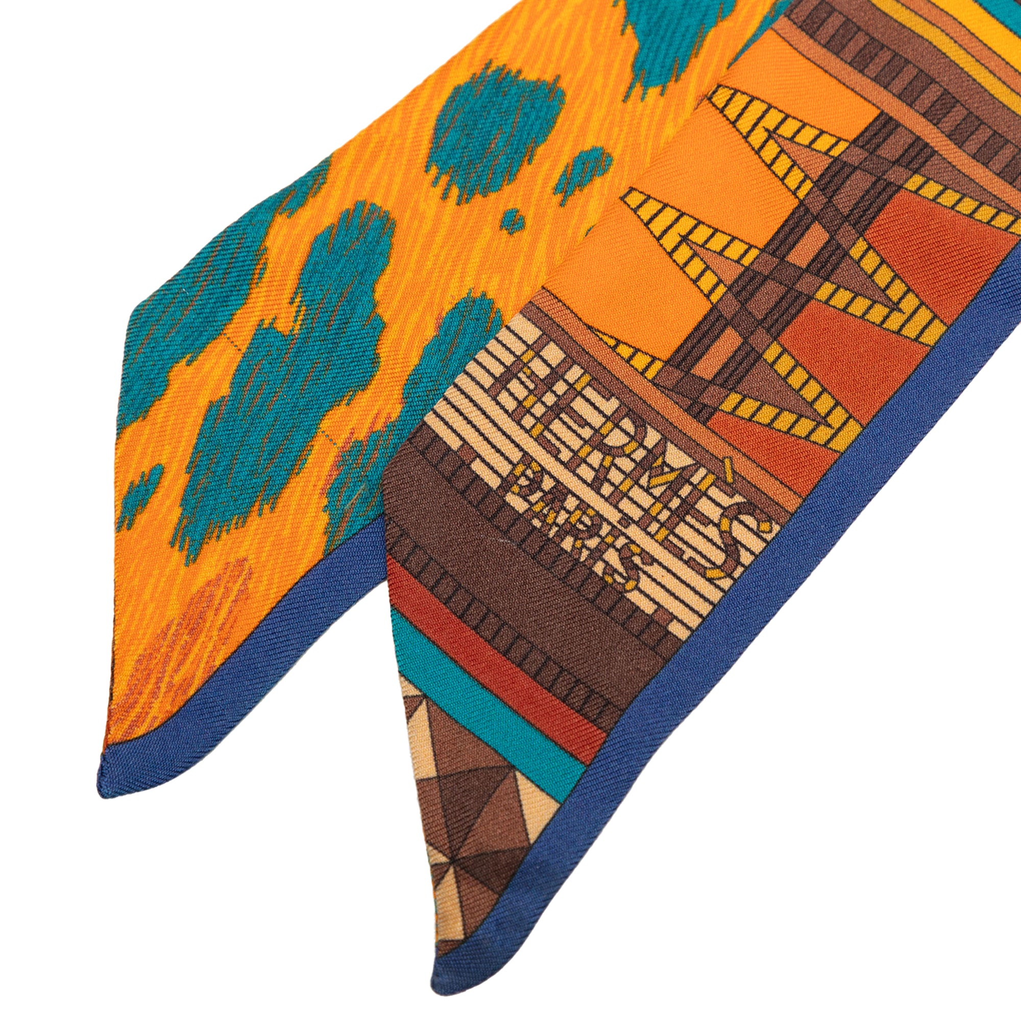 Pelages et Camouflage Silk Twilly Scarf - Image 2