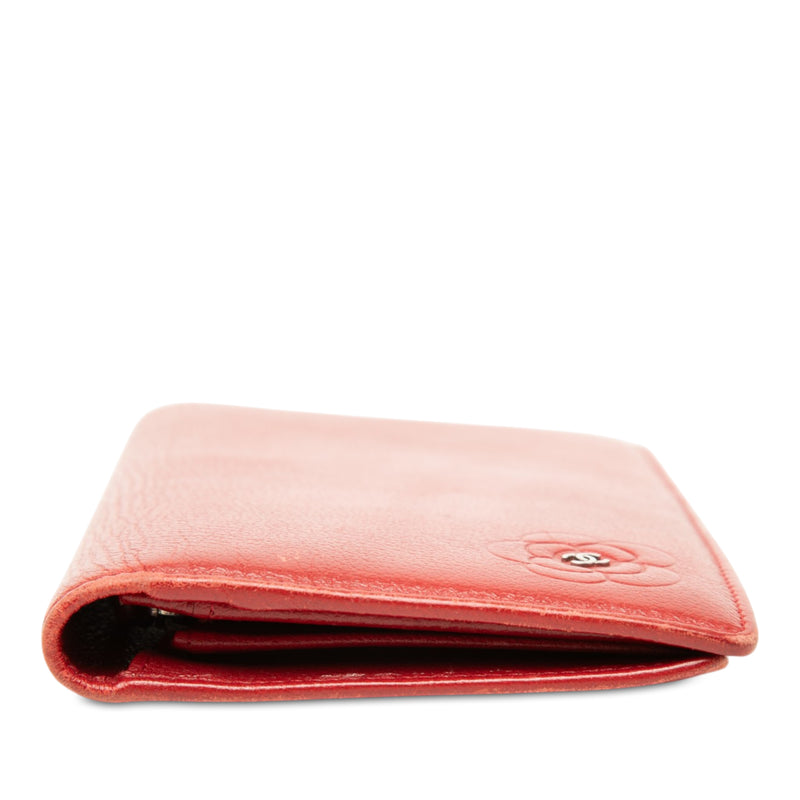 CC Camellia Embossed Leather Long Wallet - Image 3