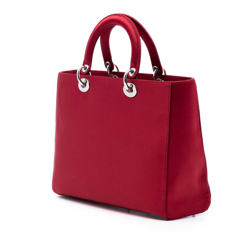 Large Satin Lady Dior - Image 2