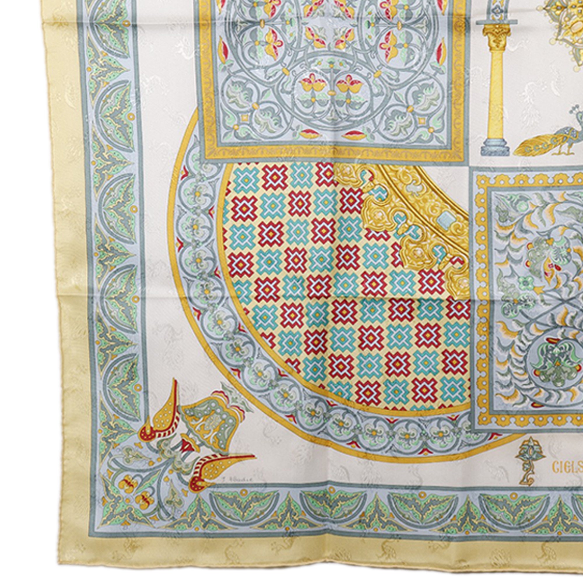 Ciels Byzantins Silk Scarf 90 - Image 6