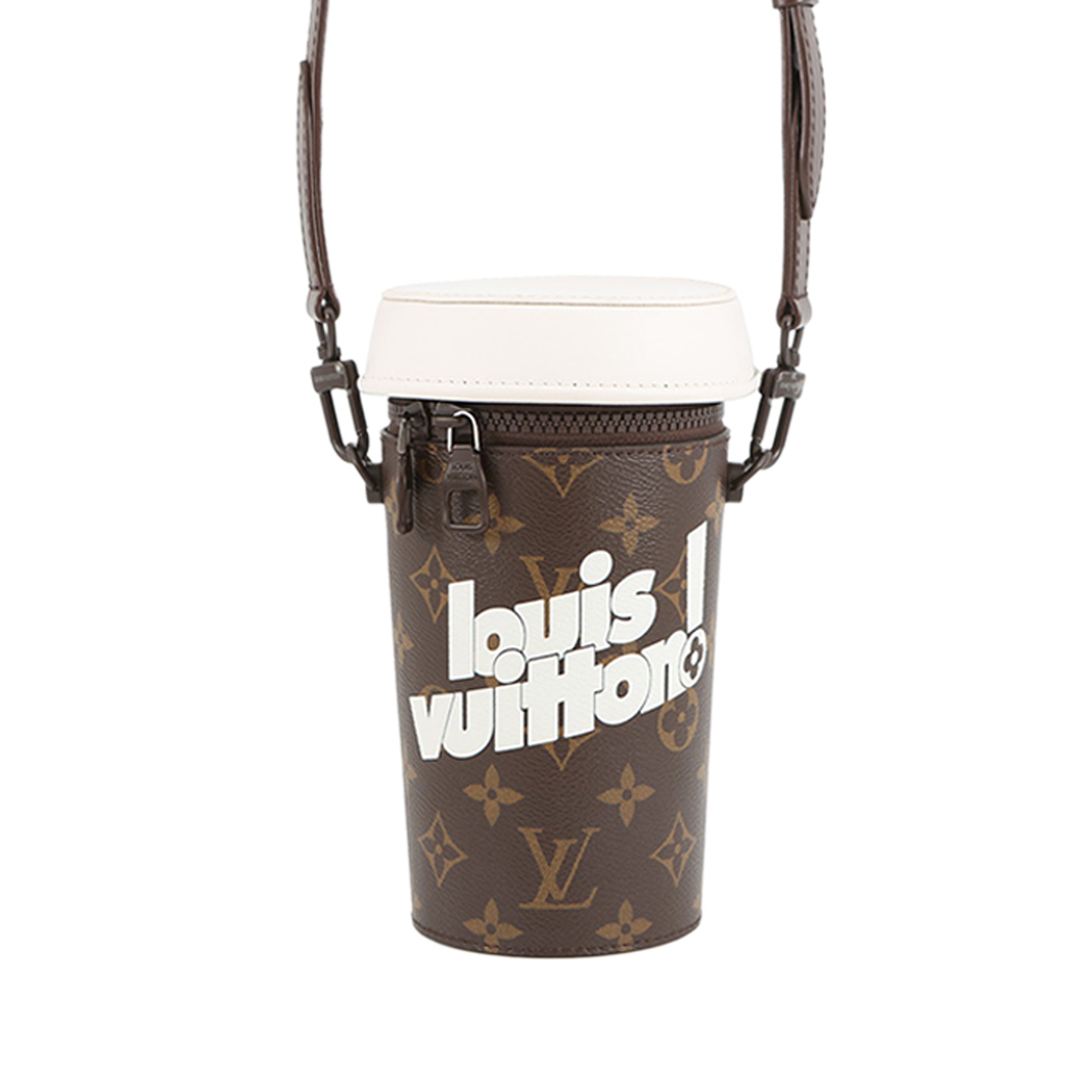 Monogram Coffee Cup Pouch - Image 1