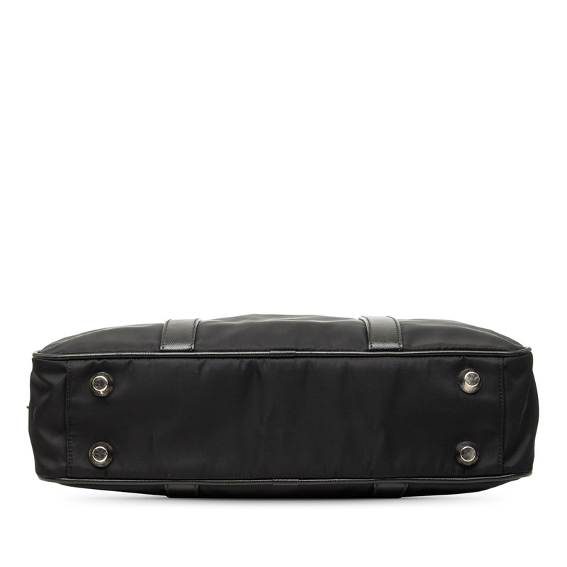 Saffiano Trimmed Tessuto Business Bag - Image 3