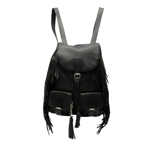 Calfskin Fringe Festival Backpack - Image 1