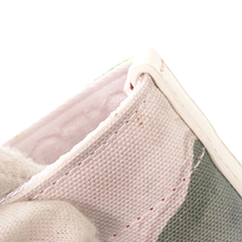 Small Floral Printed Canvas Cabata Tote - Image 11