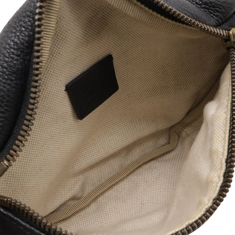 Small Grained Calfskin Web Logo Belt Bag - Image 3