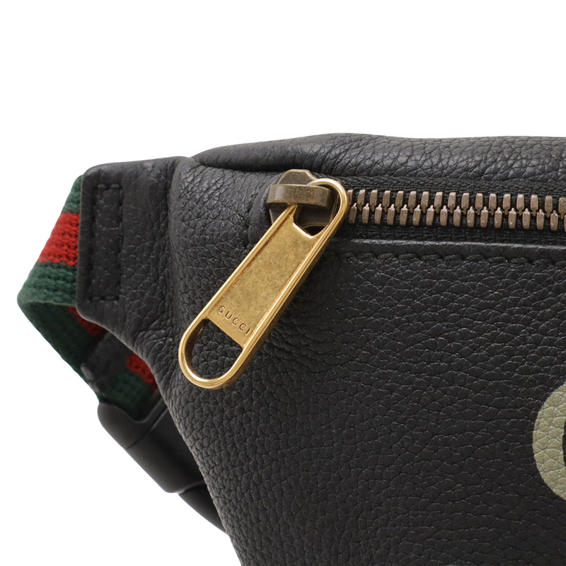 Small Grained Calfskin Web Logo Belt Bag - Image 5