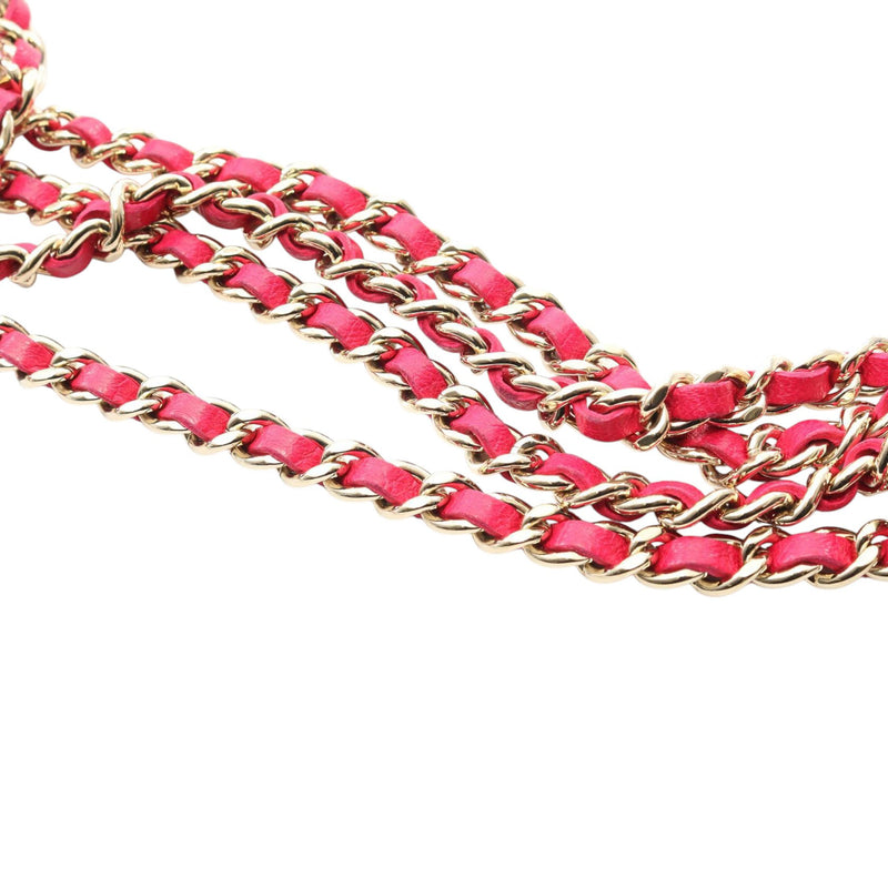 CC Quilted Velvet Wallet on Chain - Image 12