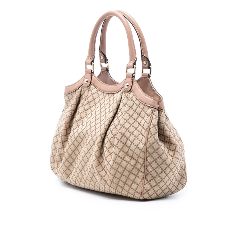 Medium Diamante Canvas Sukey Tote - Image 2
