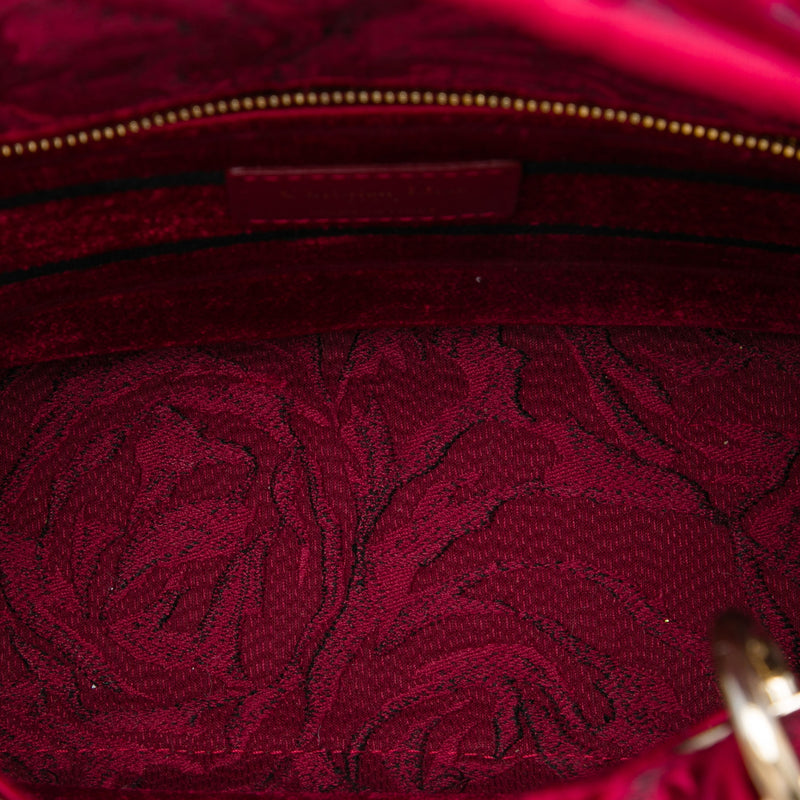 Medium Embroidered Velvet Roses Lady D Lite - Image 4