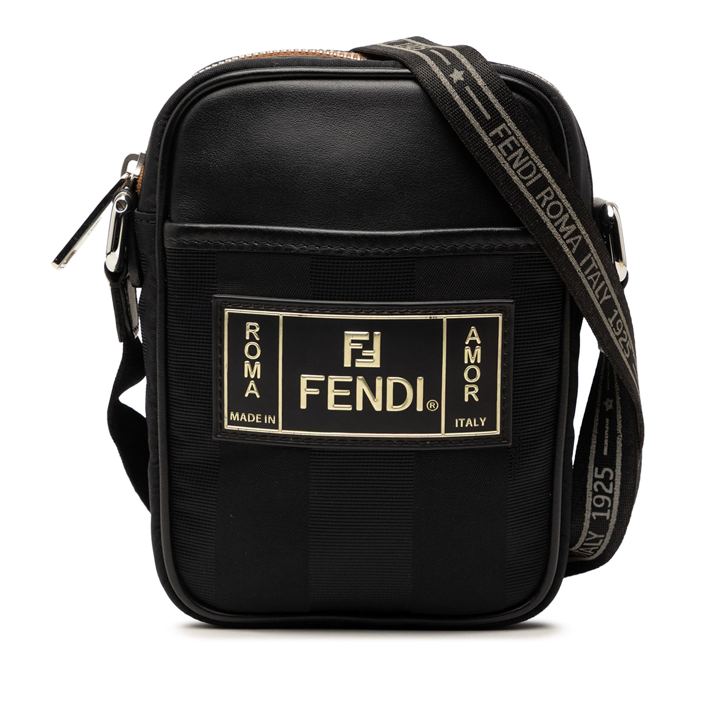 Small Pequin Nylon Roma Amor Messenger Bag - Image 1