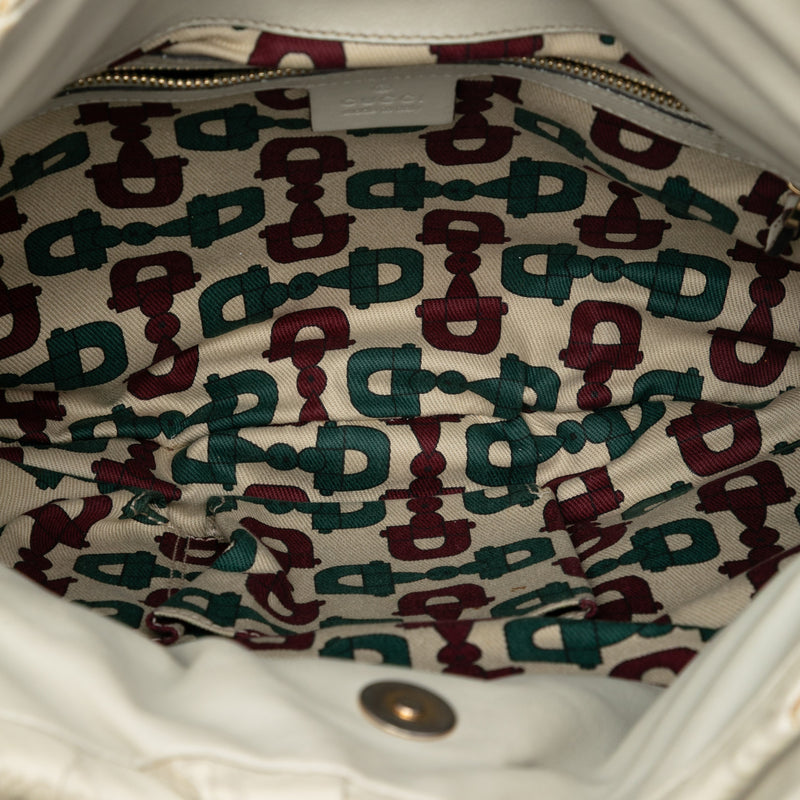 Medium Guccissima Hysteria Satchel - Image 4