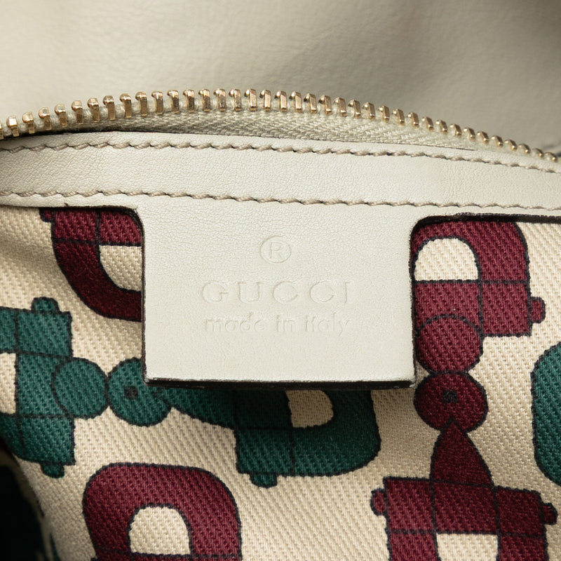 Medium Guccissima Hysteria Satchel - Image 5