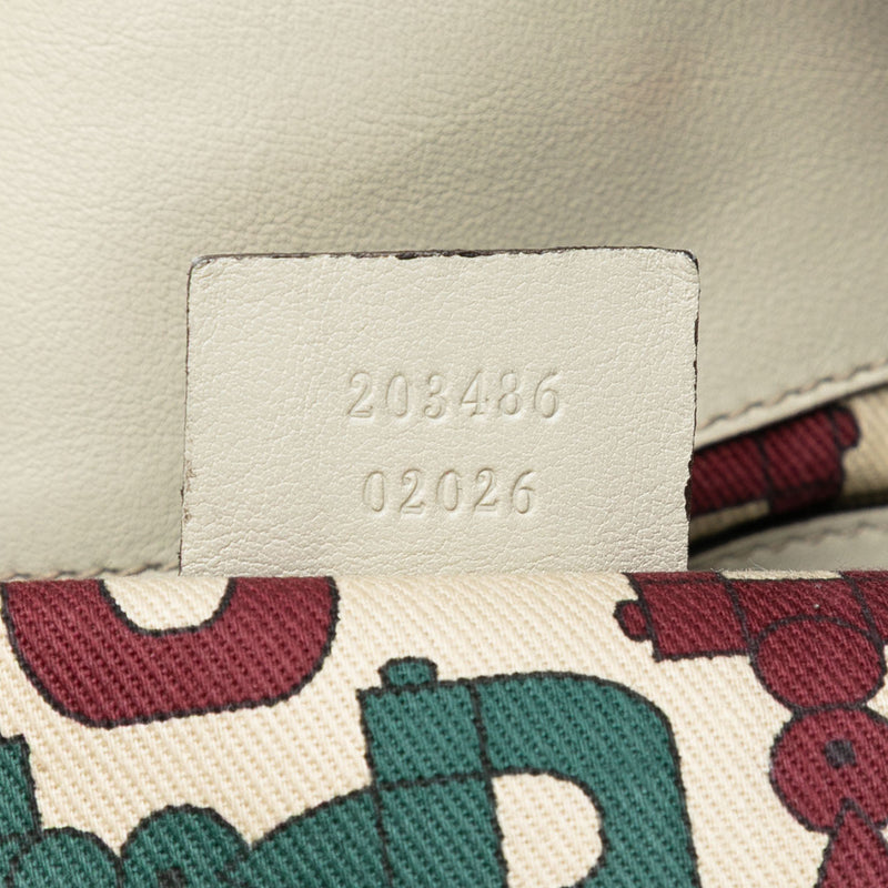 Medium Guccissima Hysteria Satchel - Image 6