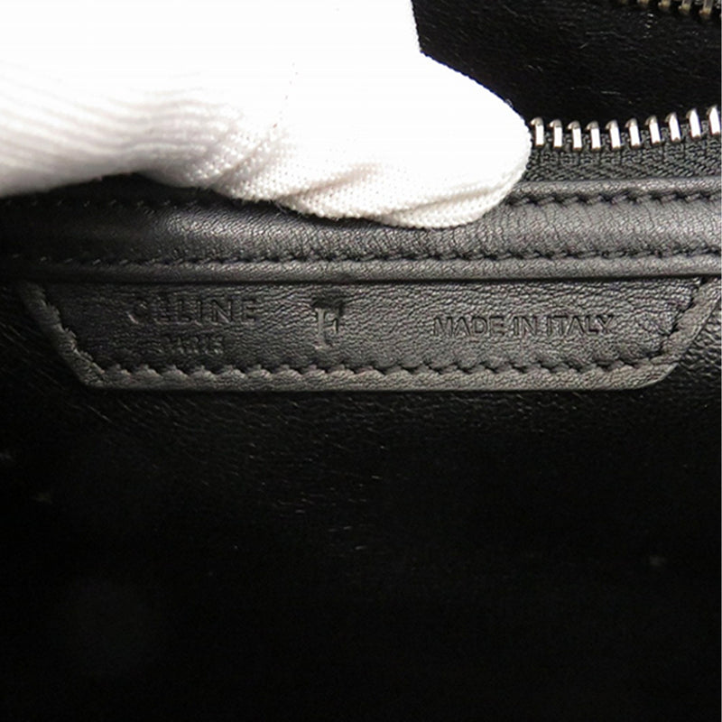 Micro Tricolor Leather Luggage Tote - Image 6