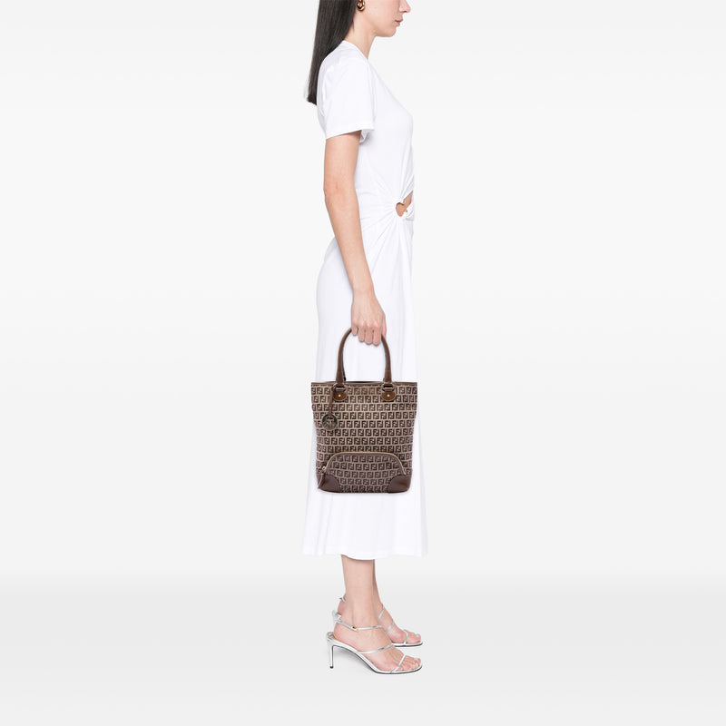 Zucchino Canvas Chef Front Pocket Shopping Tote - Image 6