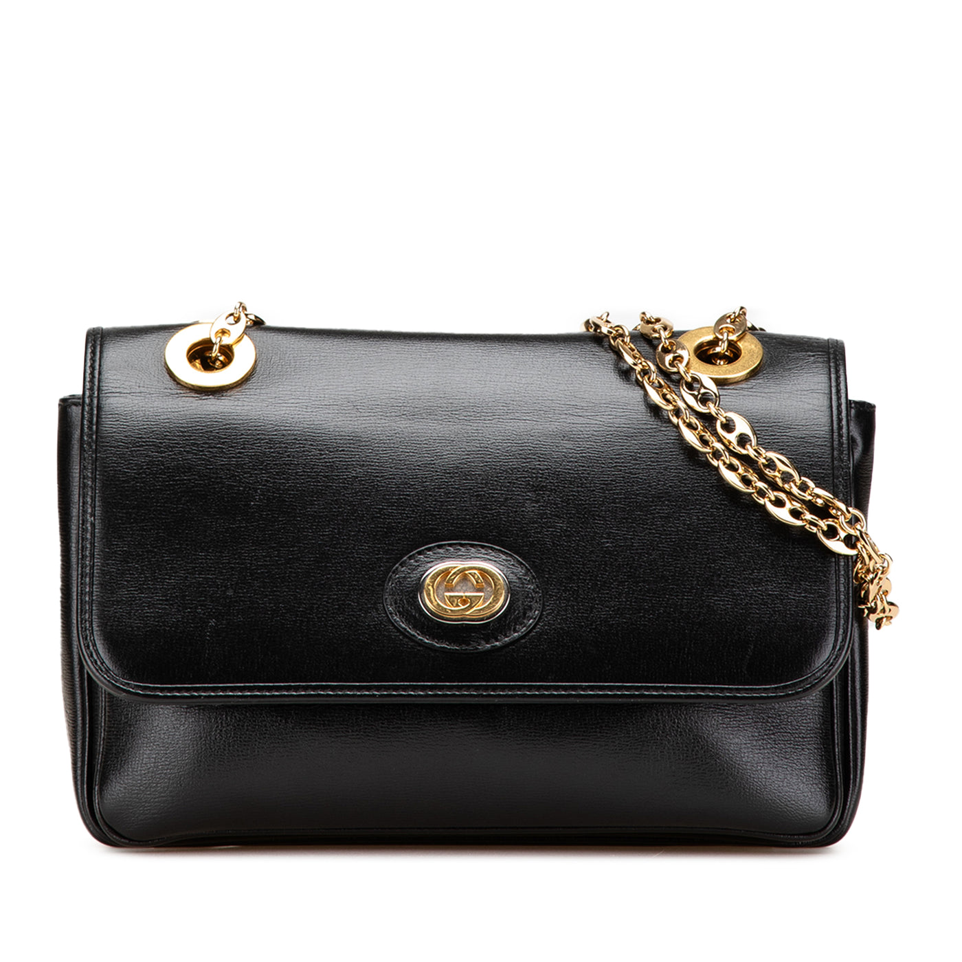 Small Leather Marina Chain Shoulder Bag - Image 1