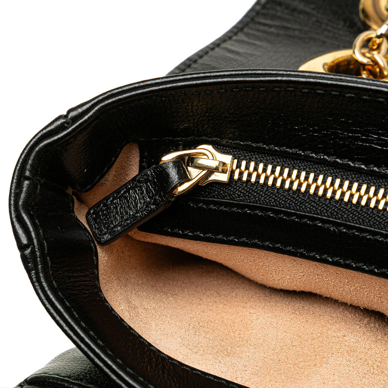 Small Leather Marina Chain Shoulder Bag - Image 7