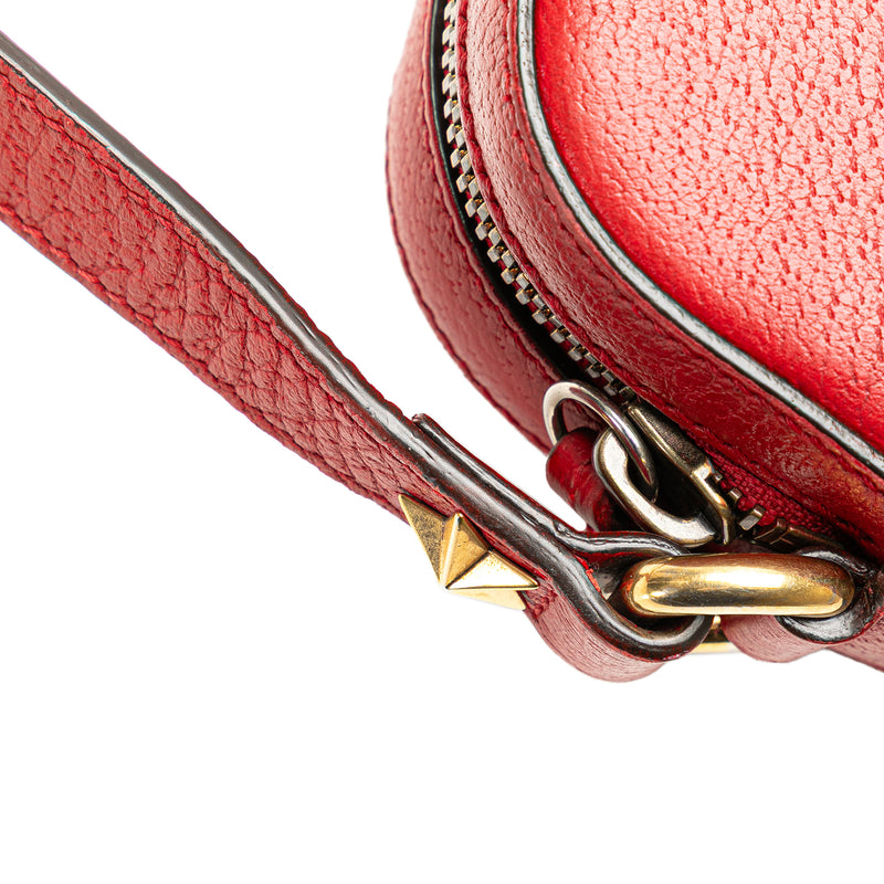 Leather Animalier Web Disco Crossbody - Image 10