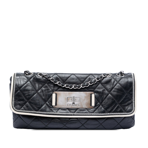 Quilted Lambskin East West Mademoiselle Flap - Image 1