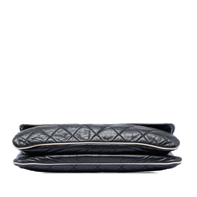 Quilted Lambskin East West Mademoiselle Flap - Image 3