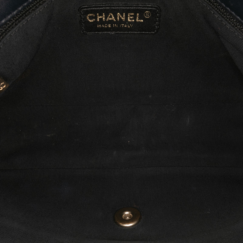 Medium Bicolor Calfskin Graphic Flap - Image 4