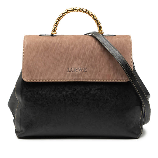 Leather Velazquez Twist Satchel - Image 1