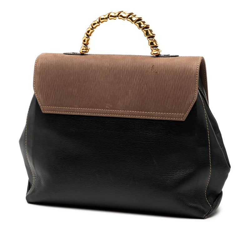 Leather Velazquez Twist Satchel - Image 2