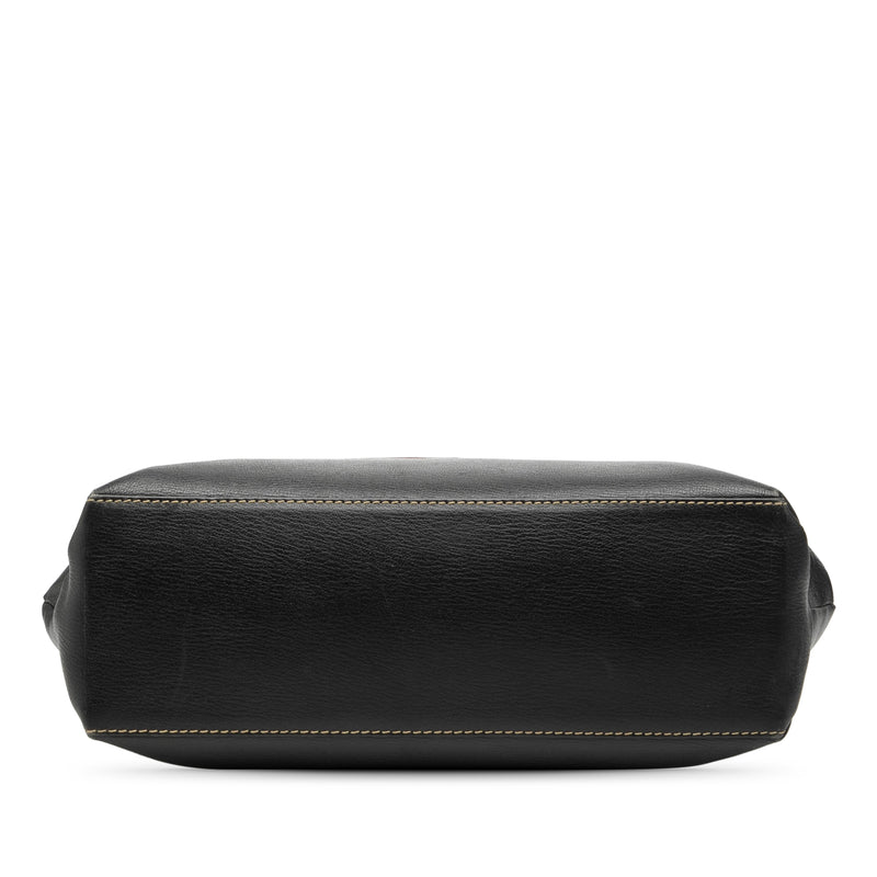 Leather Velazquez Twist Satchel - Image 3
