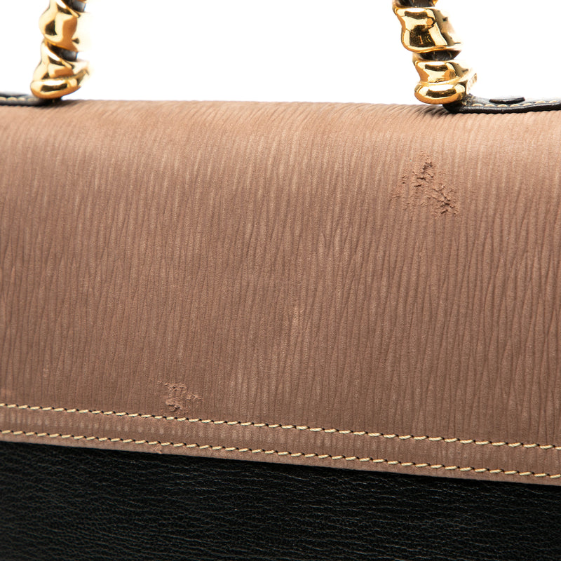 Leather Velazquez Twist Satchel - Image 6