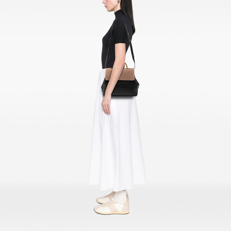 Leather Velazquez Twist Satchel - Image 7