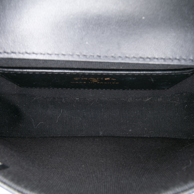 CC Quilted Lambskin Half Moon Top Handle Flap - Image 4