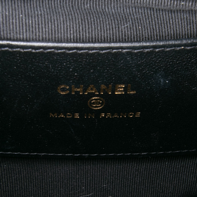 CC Quilted Lambskin Half Moon Top Handle Flap - Image 5
